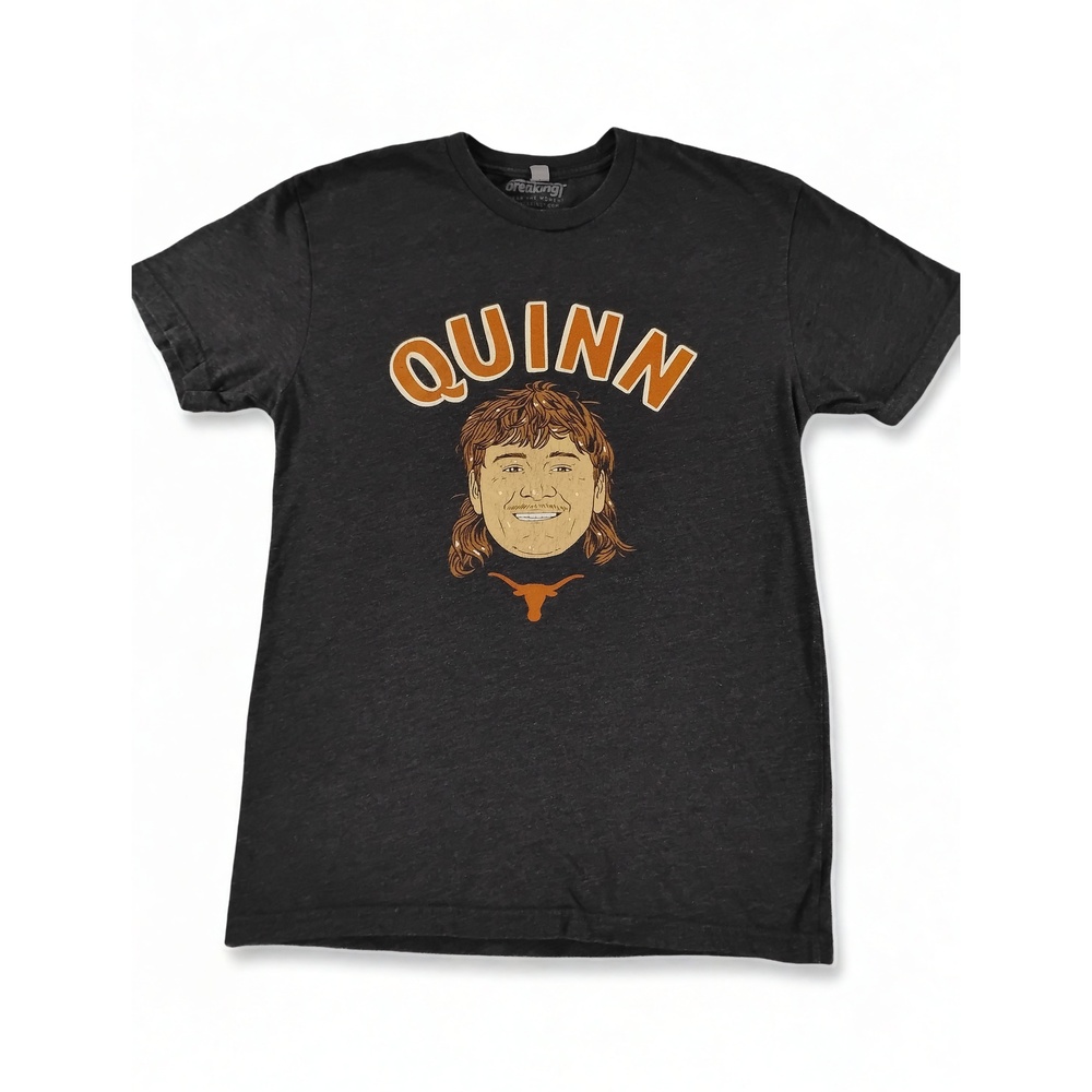 BreakingT Streetwear Athletic Texas Longhorns Quinn Ewers Mullet Tee Small